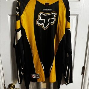 Fox Racing Black and Yellow Jersey